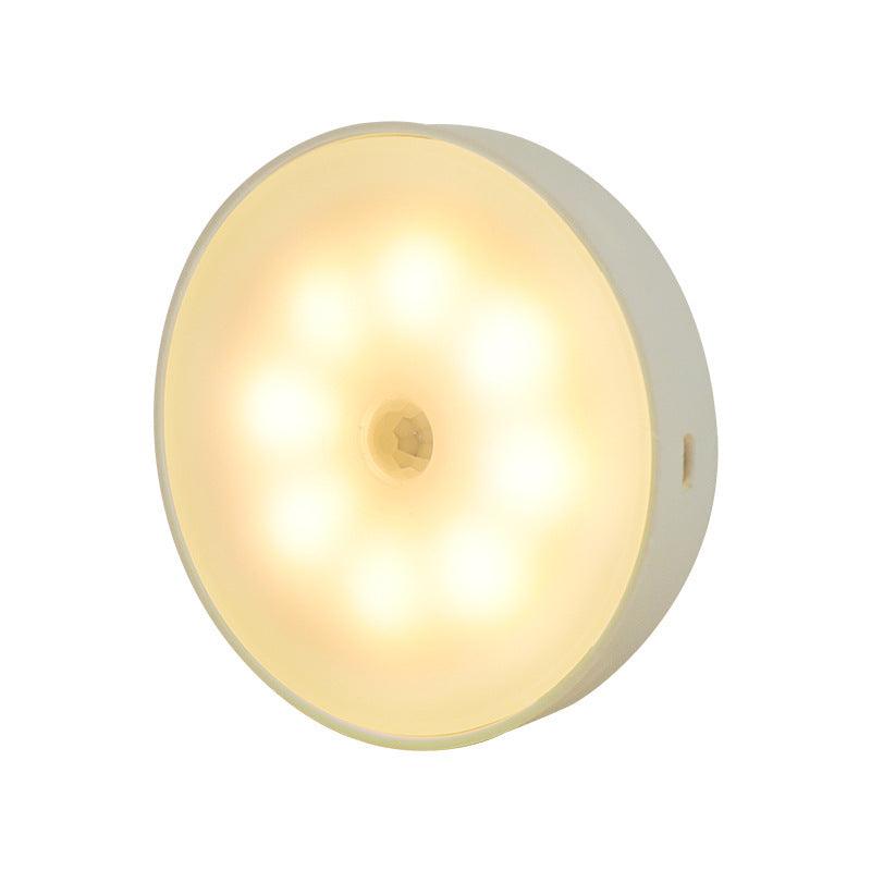 USB Rechargeable Motion Sensor Round Light â€“ Smart Illumination for Your Space - OptiChoice