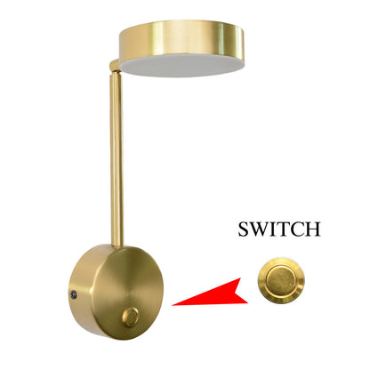 Modern Bedside Wall Lamp with Rotary Key Switch â€“ Elegant Background Wall Decoration