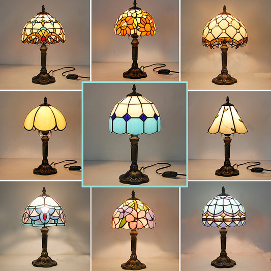 Retro Mosaic Glass Table Lamp - OptiChoice