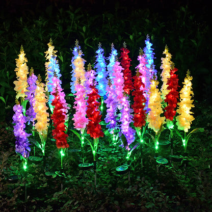 Solar Violet Lawn Light-Add a Touch of Color