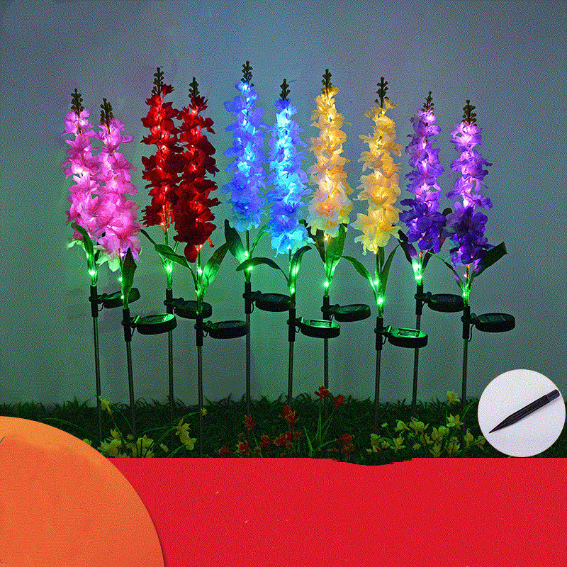 Solar Violet Lawn Light-Add a Touch of Color