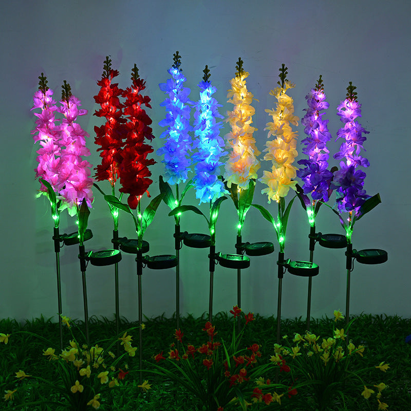 Solar Violet Lawn Light-Add a Touch of Color