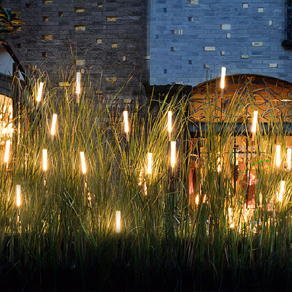 Solar-Powered LED Candle Reed Lamp-Waterproof and Durable