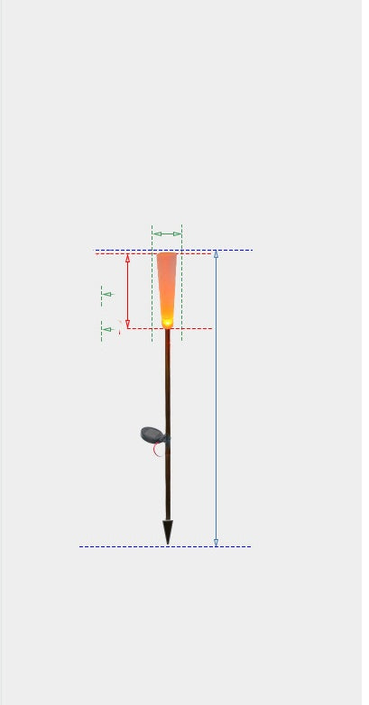 Solar-Powered LED Candle Reed Lamp-Waterproof and Durable