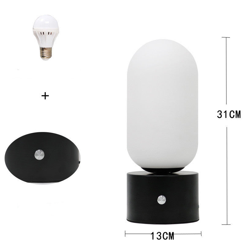 Romantic Bedroom Lamp: Sleek and Stylish, Dimmable