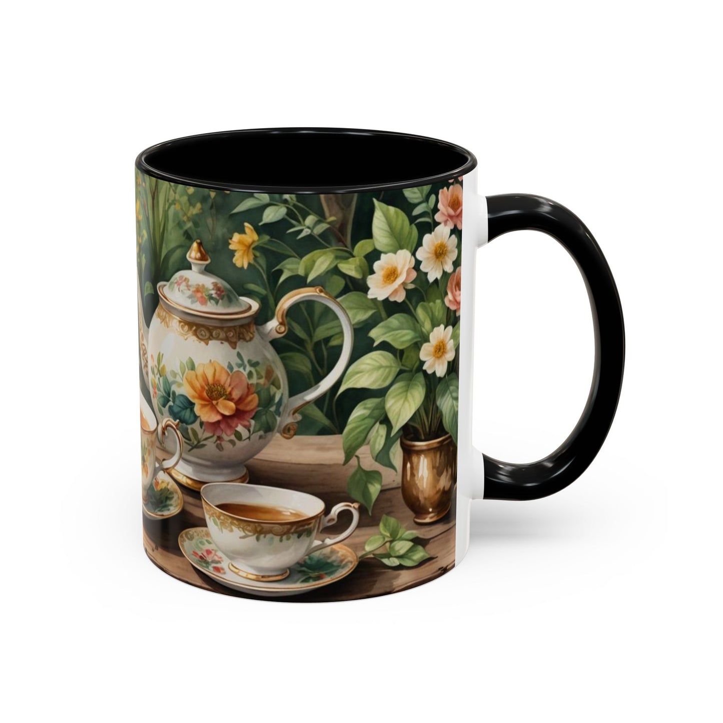 Royal teapot and kettle design mug