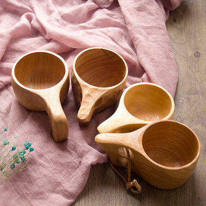 Nordic Wooden Cup: A Stylish and Portable Companion