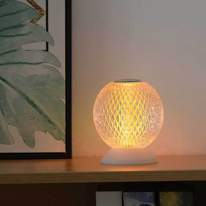 Acrylic Crystal LED Bedside Lamp | RGB Touch Switch Desk Lamp for Romantic Home DÃ©cor