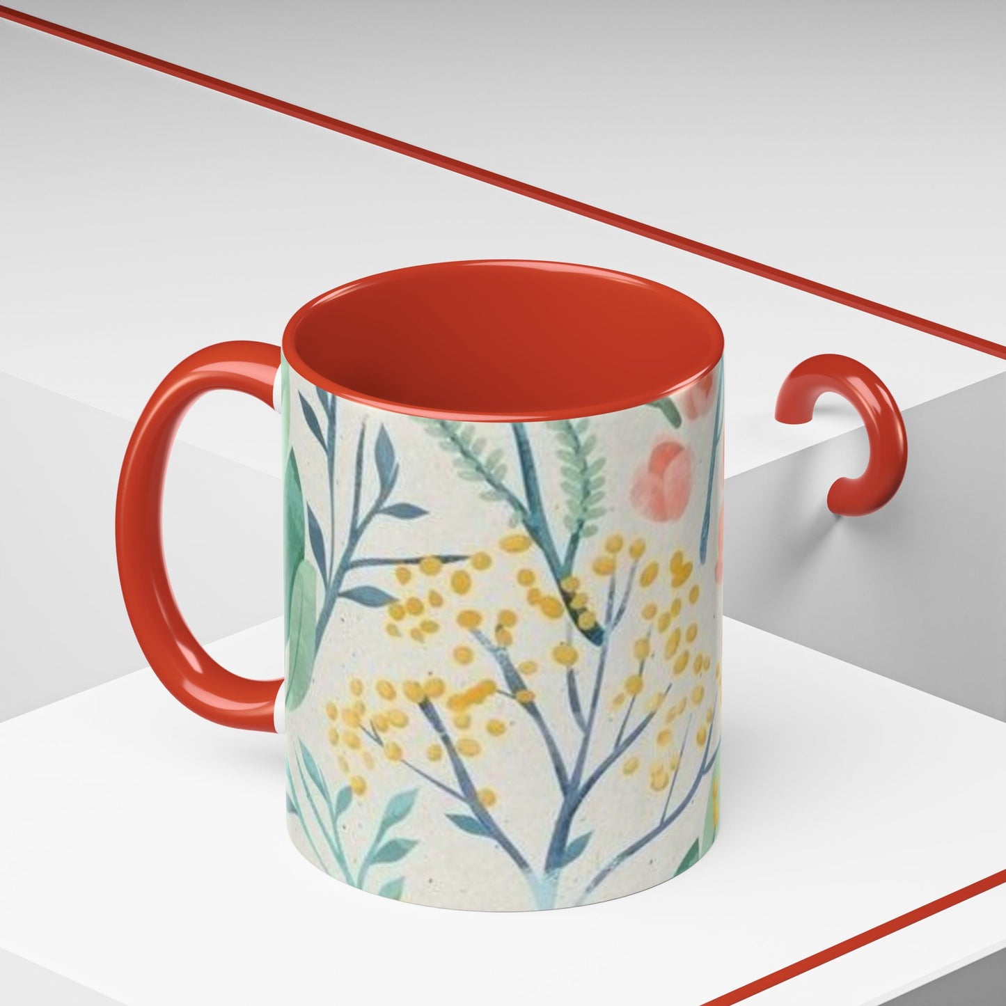 Floral Coffee Mug (11, 15oz)