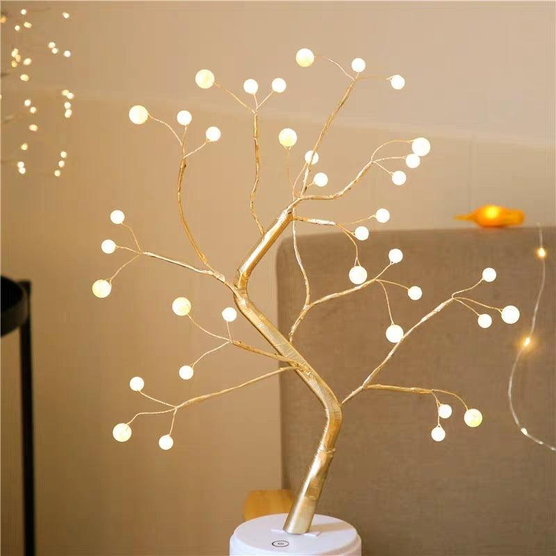 LED Copper Wire Bedroom Light â€“ Nordic Style Warm LED Lighting for Home Decor and Special Events - OptiChoice