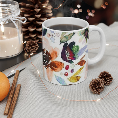 Floral Coffee Mug 11oz