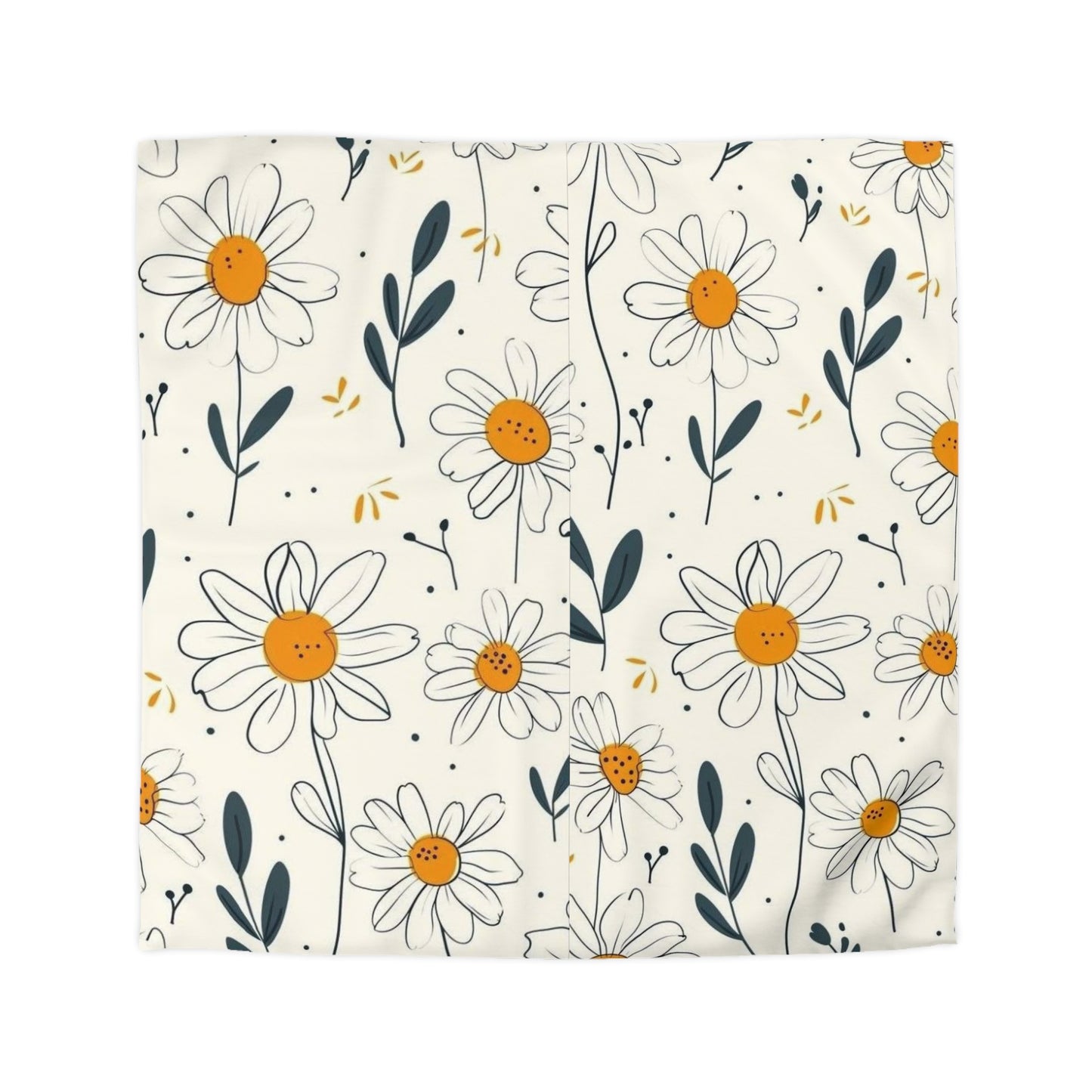 Microfiber Duvet Cover with the design of chamomile flowers Success A