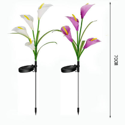 Solar Calla Lily Flower Lamp-Beautiful and Eco-Friendly