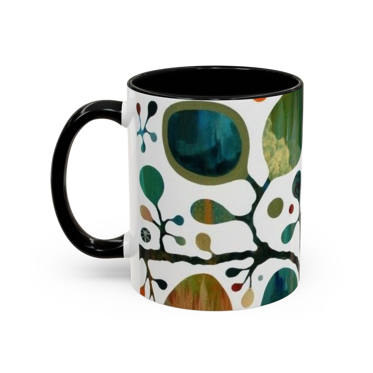 Mug with ink design