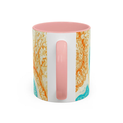 Accent Coffee Mug with watercolor design