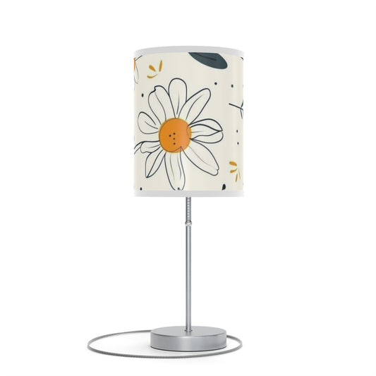 Lamp on a Stand, US|CA plug  with the design of chamomile flowers