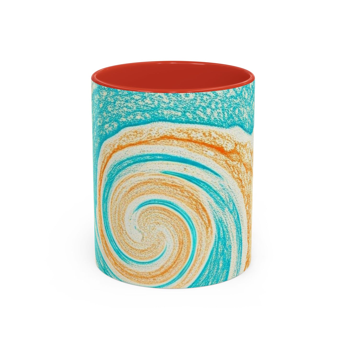 Accent Coffee Mug with watercolor design