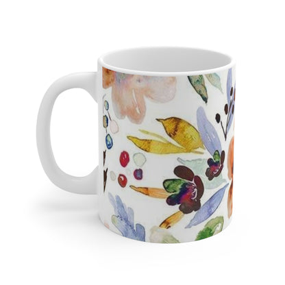 Floral Coffee Mug 11oz