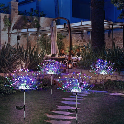 Solar Fireworks Ground Lamp-Add a Festive Touch