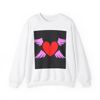 Sweat shirt with hidden love design