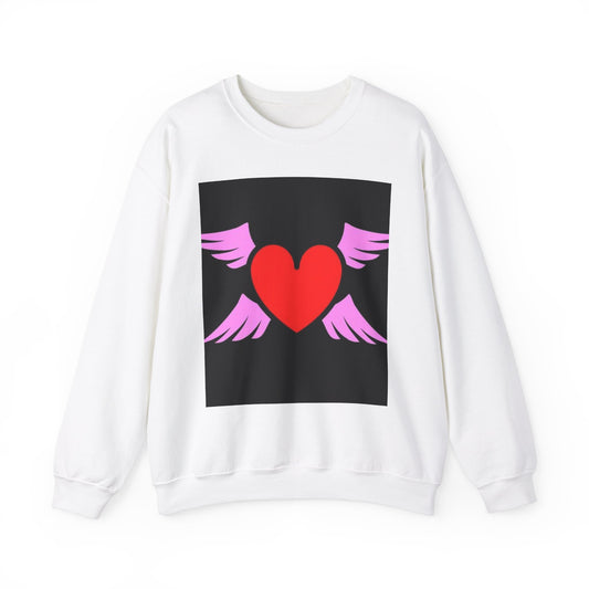 Sweat shirt with hidden love design