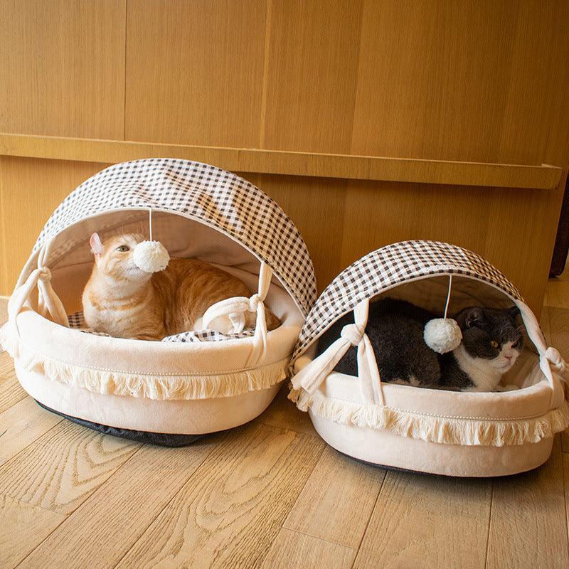 Four Seasons kattenbed – Gezellig en veelzijdig huisdierbed voor comfort het hele jaar door