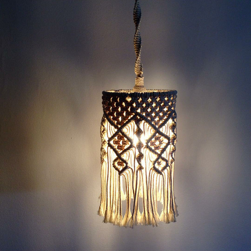 Bohemian Pendant Light | Handwoven | Nordic Style | Rustic | Home Decor | Living Room | Bedroom | Dining Room