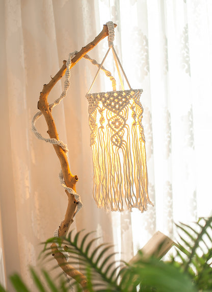 Bohemian Pendant Light | Handwoven | Nordic Style | Rustic | Home Decor | Living Room | Bedroom | Dining Room