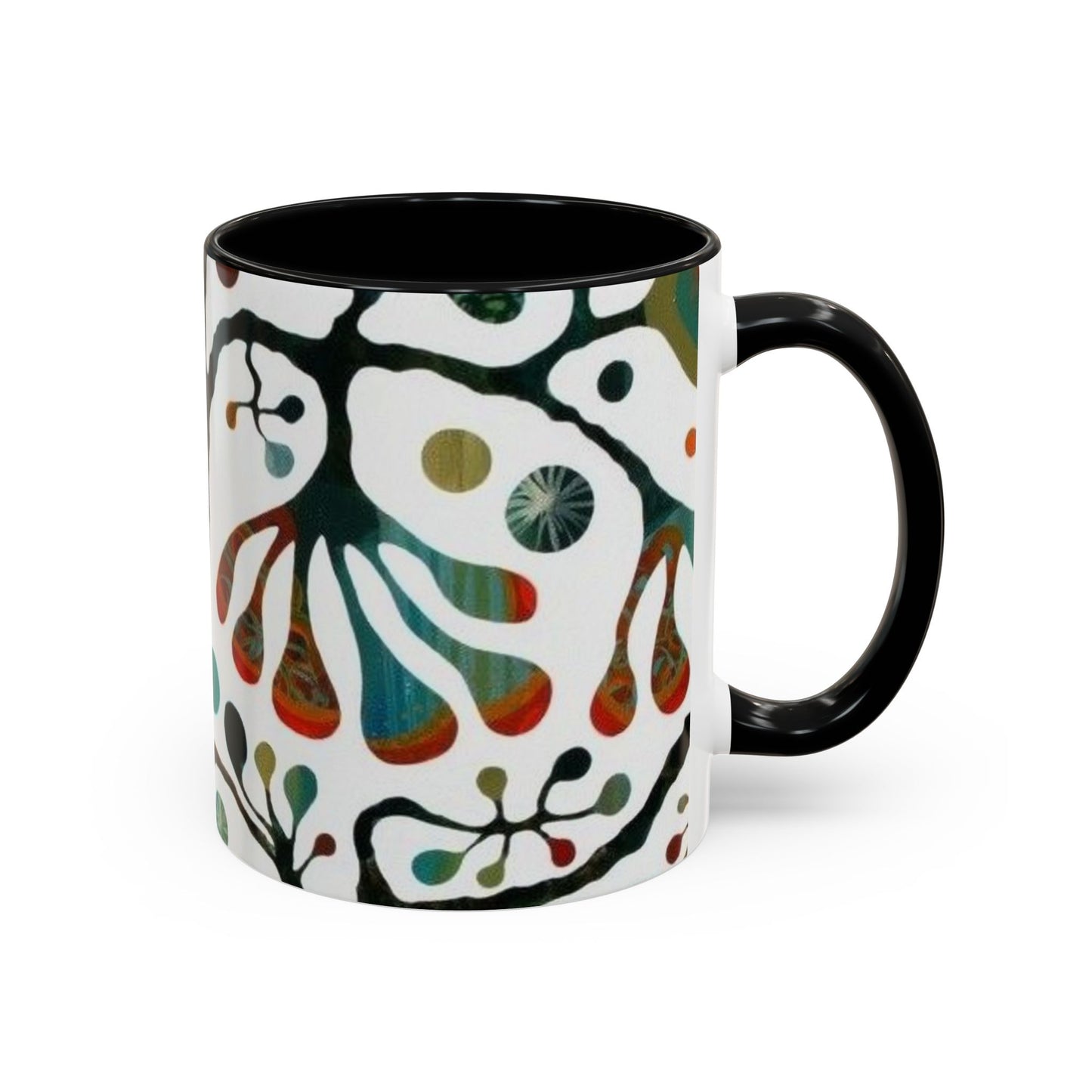 Mug with ink design