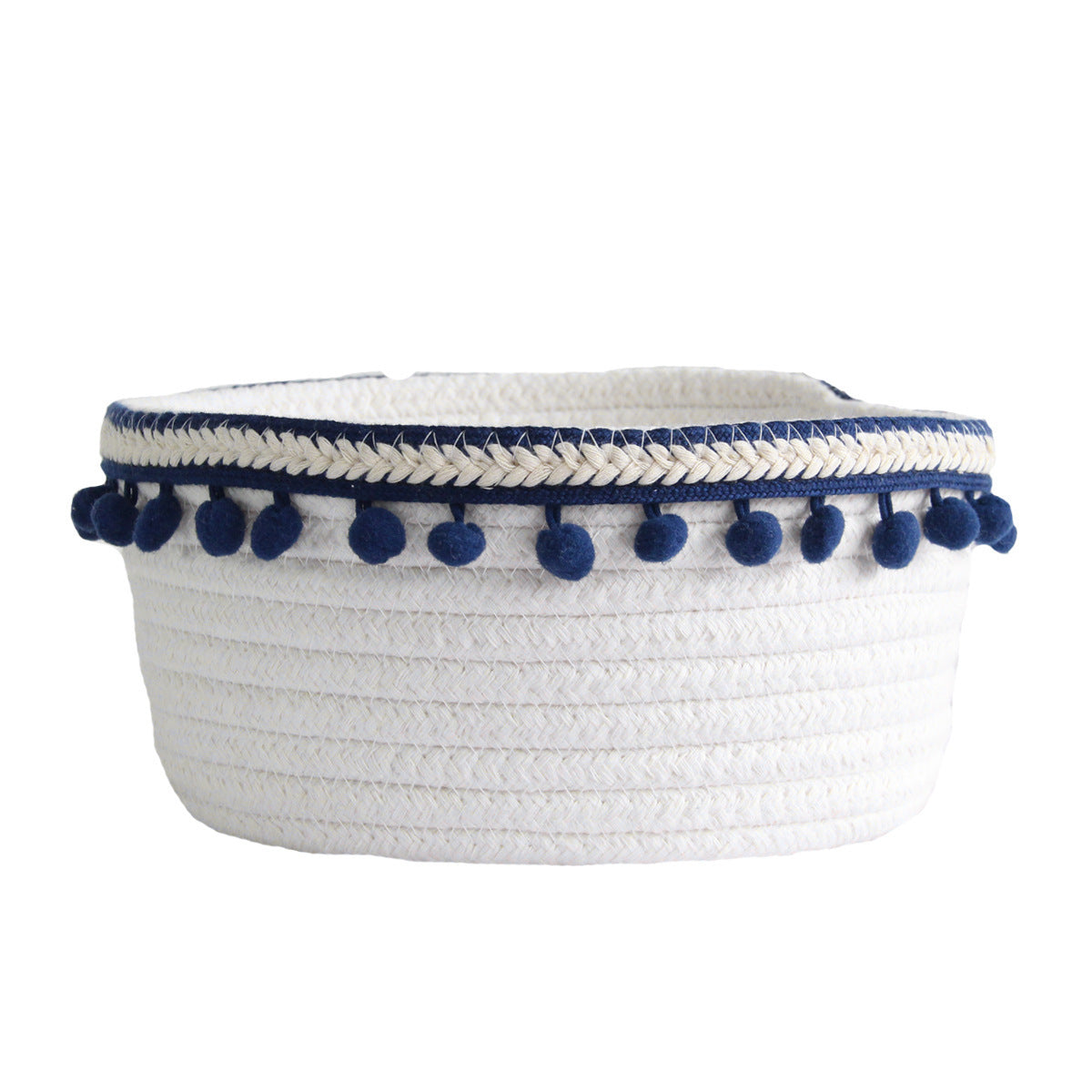 Nordic Cotton Rope Storage Basket | Foldable | Versatile | Handmade | Home Decor