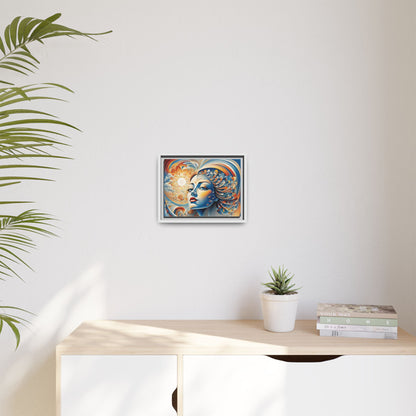 Holy Angel Matte Canvas, Framed (Multi-color)