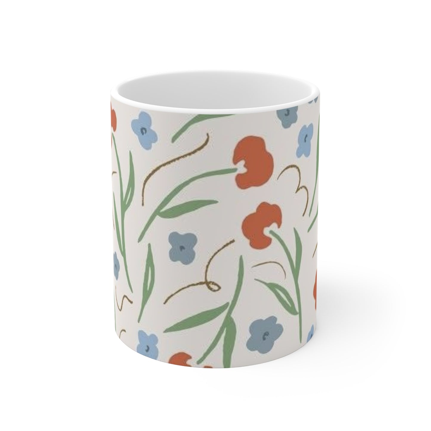 Floral Coffee Mug 11oz