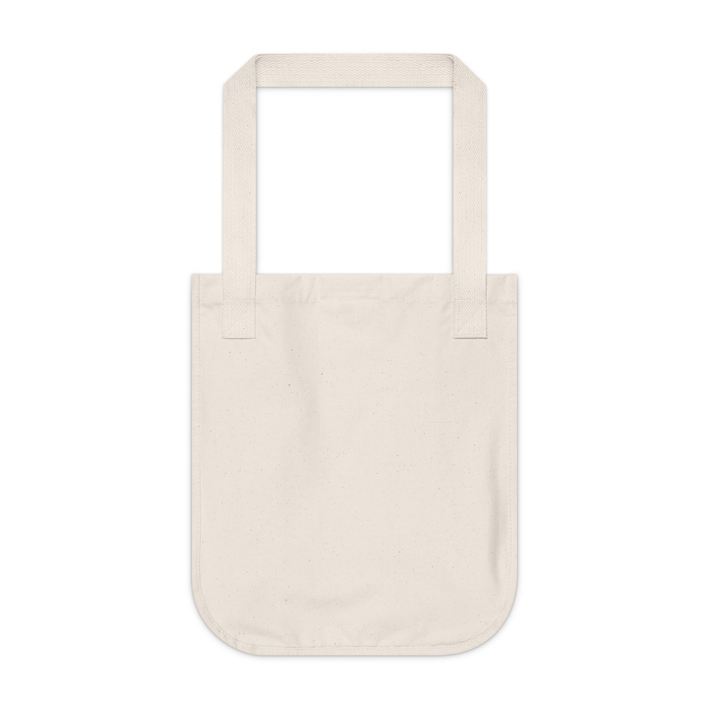 Floral Organic Canvas Tote Bag