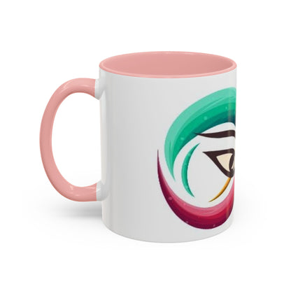 Mug with double eye design