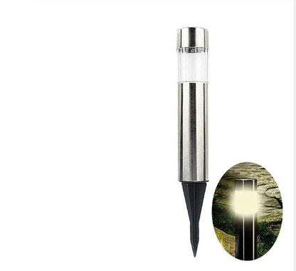 Solar Cylindrical Lawn Light â€“ Compact Outdoor LED Garden Light with 8-Hour Solar Charge - OptiChoice