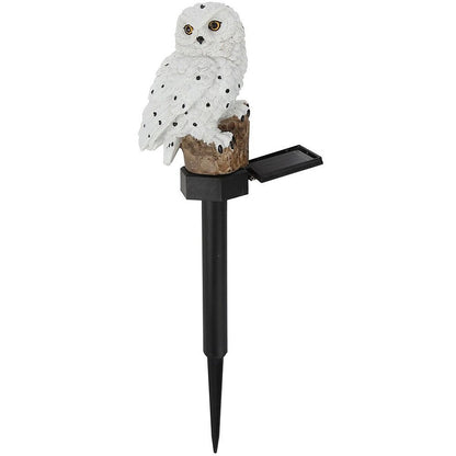 Solar Owl Garden Light â€“ Realistic LED Solar-Powered Outdoor Lamp for Garden, Lawn, and Patio