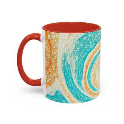 Accent Coffee Mug with watercolor design