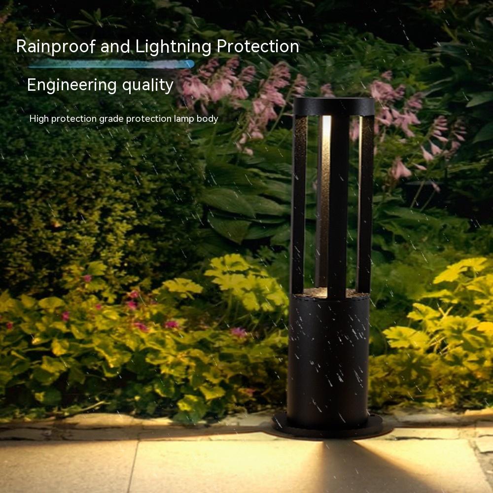 Outdoor Waterproof LED Solar Lawn Lamp for Garden and Courtyard Lighting