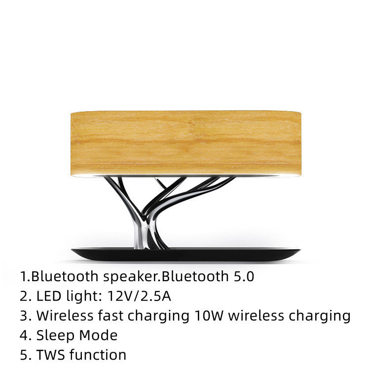 Tree Light with Bluetooth Audio and Wireless Charging