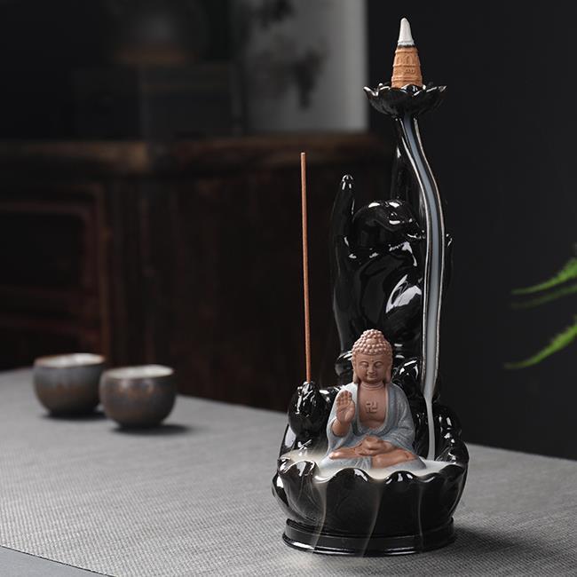 Ceramic Backflow Incense Burner-Create a Serene Atmosphere