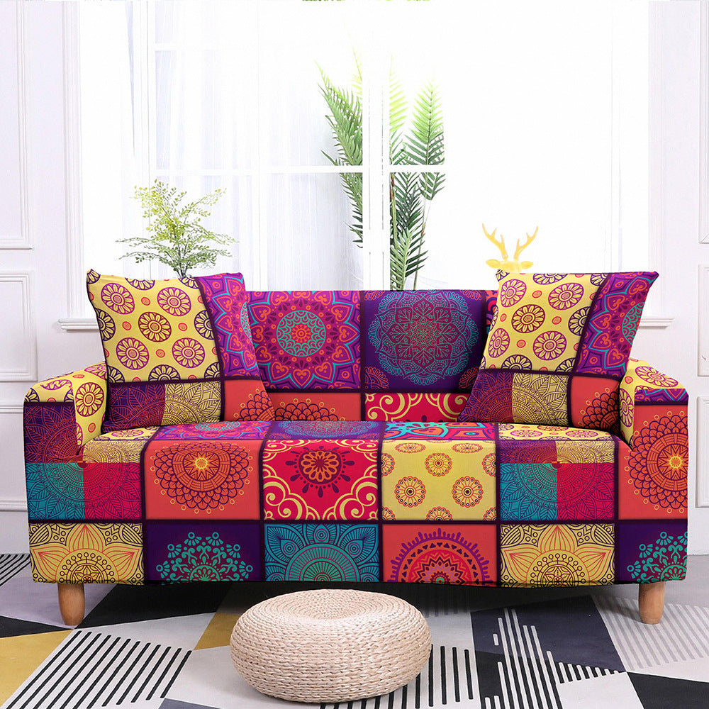 Boho Style Sofa Cover-Add  a Touch of Bohemian Chic