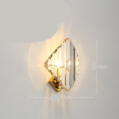 Modern Crystal Wall Lamp for Living Room & Bedroom â€“ Stylish and Creative Lighting