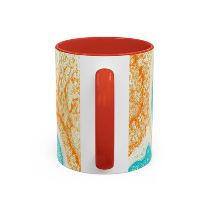 Accent Coffee Mug with watercolor design