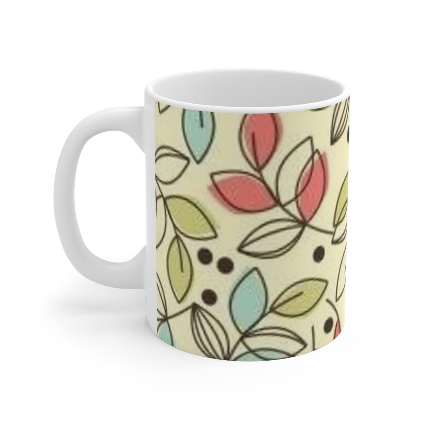 Floral Coffee Mug 11oz