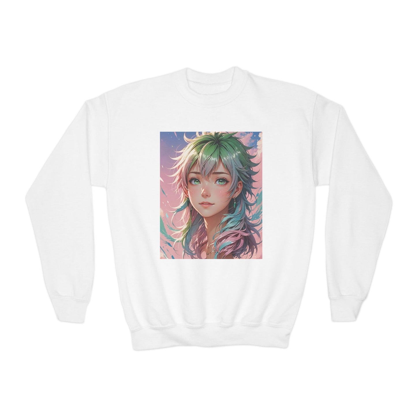 sweatshirt with carton girl design