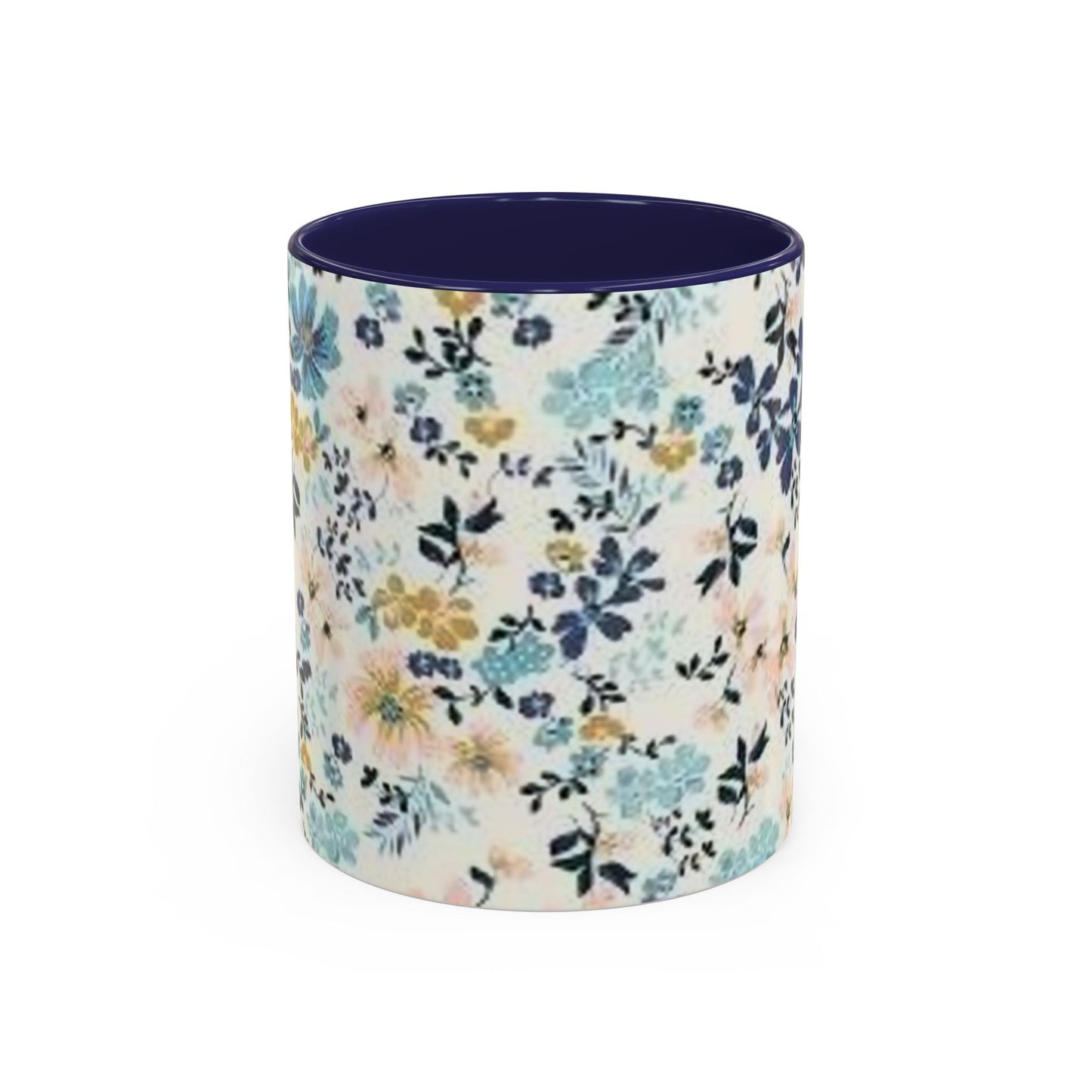 Floral Accent Coffee Mug (11, 15oz)