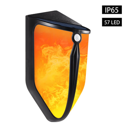 Solar-Powered Security Wall Light with Motion Sensor