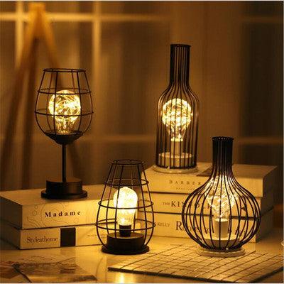 Minimalist Hollow Table Lamps â€“ Elegant Design with E14 LED Lighting - OptiChoice