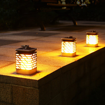 Solar-Powered Candle Flame Landscape Lawn Lamp â€“ Elegant Outdoor Lighting for Gardens and Patios - OptiChoice