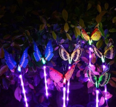 Solar Butterfly Lights | Outdoor Decor | Garden Lighting | LED | Waterproof